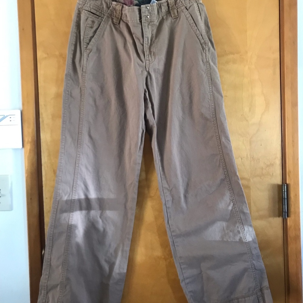 Eddie Bauer Women's Wide Leg Pants - Brown